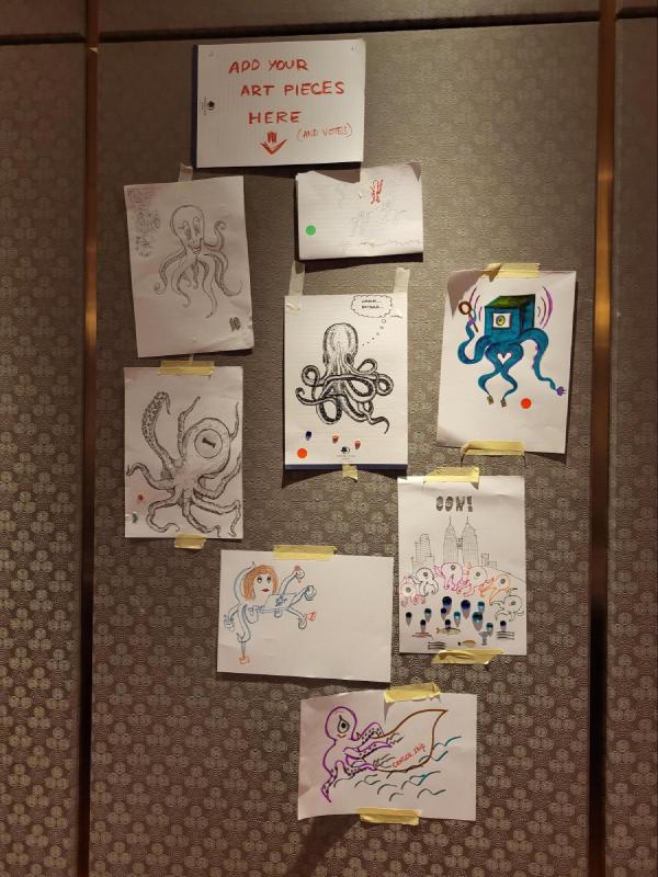 OONI-inspired art created by OONI Partner Gathering 2024 participants